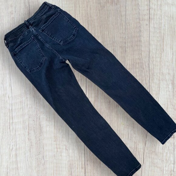 WARP + WEFT Milan MXP High Rise Skinny Stretch Brush Denim Jeans Women's 2 / 26 - Picture 2 of 9